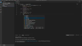 FizzBuzz program using Python
