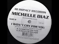 Download Lagu Michelle Diaz - I Won't Cry For You (FunkyClub Mix)