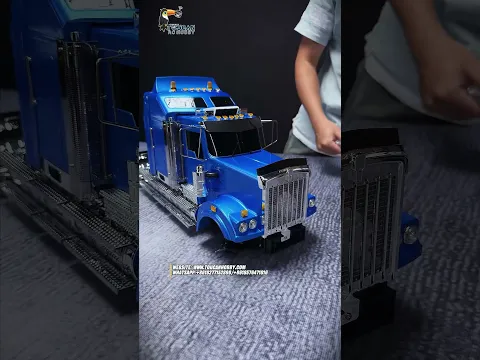 Unboxing the blue C509 RC tractor! That deep blue finish looks absolutely stunning in person