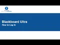MATC Blackboard Ultra - How to Log In