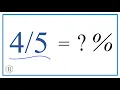 as a Percent
