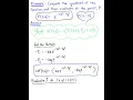Computing the Gradient Example 1
