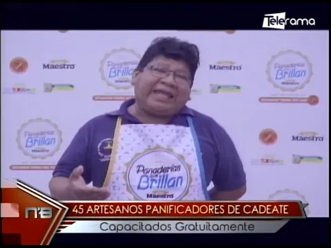 45 artesanos panificadores de Cadeate capacitados gratuitamente