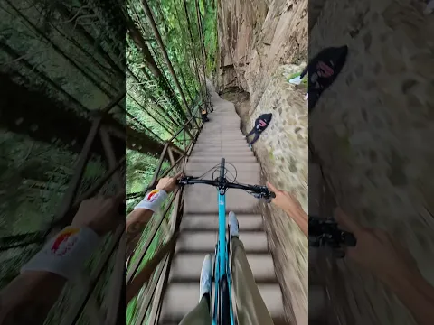 Sondaki reaksiyon herşeyi anlatıyor 😃 #bisiklet #downhill