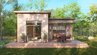 Casa PEQUEÑA pero MUY BONITA | 7x10 metros | 2 DORMITORIOS y COCINA INDEPENDIENTE