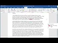 How to give feedback on a word doc