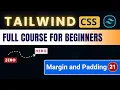 Tailwind CSS Tutorial For Beginners in Hindi Margin and Padding Class