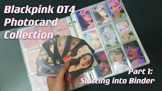 [Photocard] BLACKPINK OT4 Photocard Collection (Part 1) Slotting Photocards Into Binder