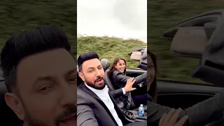 Wekho #shehnaazgill  di driving 🚘 😂 - #gippygrewal