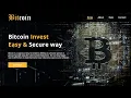 Bitcoin Cryptocurrency Landing Page Design using HTML CSS landing Page web coder