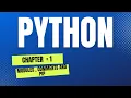 Python chapter 1 modules comments and pip