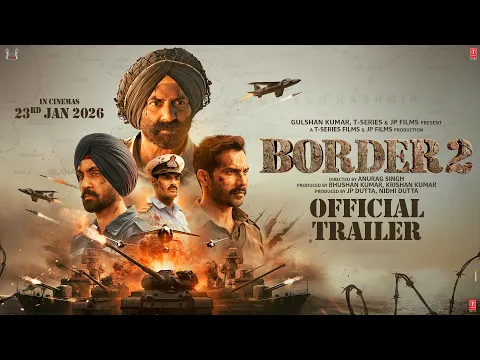 Video Thumbnail: BORDER 2 (Trailer) | Sunny Deol, Varun, Diljit, Ahan | Anurag S | JP Dutta, Bhushan K | 23-Jan-2026