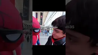 Bros spider senses were tingling
