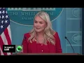 Top Channel Sekretarja e shtypit braktis Trumpin Vendimi me i mire per familjen