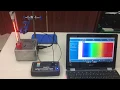 Spectral analysis of a Neon gas discharge tube - APPARATUS SETUP