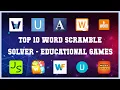 Top 10 Word Scramble Solver Android Games