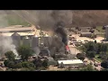 No injuries reported in massive fire in Kankakee County