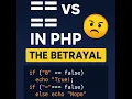 Loose vs Strict Comparison in PHP Why Using Can Break Your Code if You re Not Careful