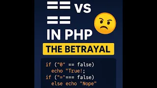 Loose vs Strict Comparison in PHP Why Using Can Break Your Code if You re Not Careful