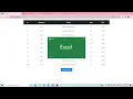 How to Export Html Table data into Excel sheet in React JS Convert table data into excel sheet