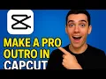Create a simple YouTube Outro in Two Minutes Free CapCut PC Tutorial Fast Easy