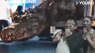 monster invasion scenes collection chilling experiences crazy tsunami youku monster movie