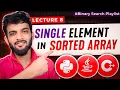 BS-8 Single Element in Sorted Array