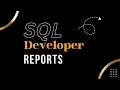 Create Reports inside SQL Developer