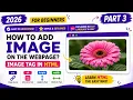 How to Add Image on the Webpage Image Tag Part 3 In Notepad HTML Tutorial for beginners 2026