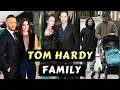 Actor Tom Hardy Family Photos With Wife Charlotte Riley Ex Wife Sarah Ward Son Louis Parents