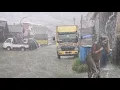 CRAZY RAIN ON THE TRADITIONAL MARKET! THE MOST EXTREME MONSTER STORM DESTROYS LIVES ⛈️