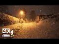 Download Lagu Therapeutic Night Walk in Heavy Snowfall ☃️ Järvenpää, Finland - Slow TV 4K