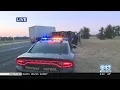 UPS big rig flips over along I-5 north of Highway 113