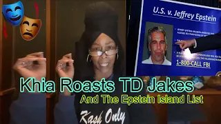 Download 🎭Khia Roasts TD Jakes and Everyone in the Epstein Files #khia #tdjakes #pettyreviews MP3