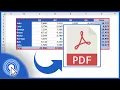 How to Convert an Excel File into PDF