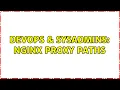 DevOps SysAdmins Nginx proxy paths