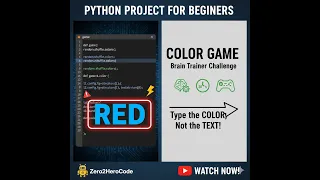 How to Build a Color Game in Python Tkinter GUI Project Zero2HeroCode