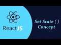 How will setState works in ReactJS Class-11