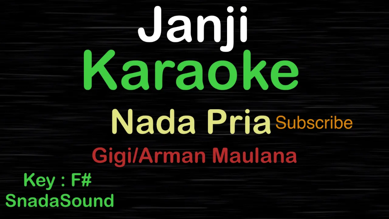 JANJI-Gigi-Arman Maulana|KARAOKE NADA PRIA -Male-Cowok-Laki-laki@ucokku JANJI-Gigi-Arman Maulana|KARAOKE NADA PRIA -Male-Cowok-Laki-laki@ucokku