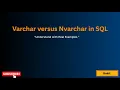 SQL VARCHAR vs NVARCHAR Explained in 5 Minutes Beginner Friendly