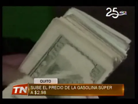 Sube el precio de la gasolina súper a $2,98
