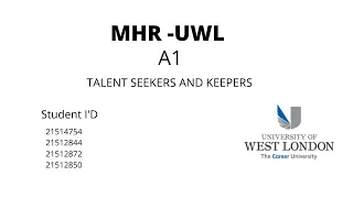 UWL MHR A1