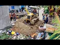 Lagu NICELY! START PROJECT LANDFILL By Excellent Skiledl Driver 5TTrucks Unloading SoilRock\u0026DOZER Pushing