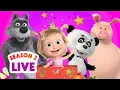 Lagu 🔴 LIVE STREAM 🎬 Masha and the Bear 👧🐻 Season 2: All episodes ❄️🐧