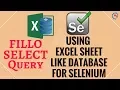 1 How to Read Excel Data using SELECT Query - Fillo Excel API