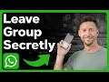 Download Lagu How To Leave A WhatsApp Group Without Notification