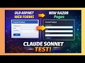Upgrading old ASP NET Web Forms to Razor Pages - Claude Sonnet