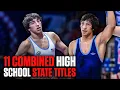 Raney Bros Win Their 11th Combined Kentucky State Wrestling Titles