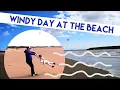 Download Lagu Windy day at the beach! Weston-super-Mare, UK Windsurfing and kitesurfing!
