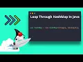 How to through a Hashmap in Java - Using EntrySet KeySet and Values